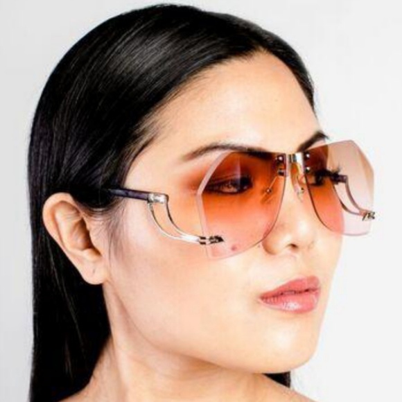 #56 beveled frame sunglasses - Picture 4 of 4